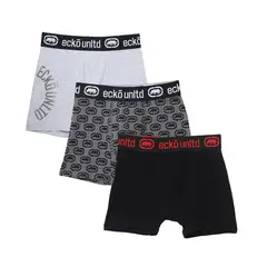 ECKO - Boxer Niño Algodón Packx3