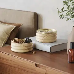 UMBRA - Joyero Redondo madera 13x12cm