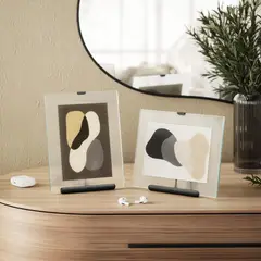 UMBRA - Marco De Fotos Negro De Vidrio 13x18cm