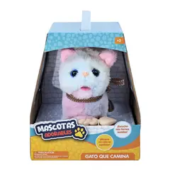 KIDS N PLAY - Juguete Mascota Interactiva Gato Caminador Aleatorio