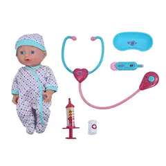 KIDS N PLAY - Juguete Muñeca Recién Nacida Accesorios Doctor
