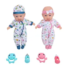 KIDS N PLAY - Juguete Muñeca Bebé Recién Nacido Mellizos