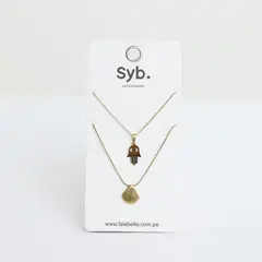 SYBILLA - Collar Pack X2 Mujer