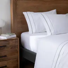 BASEMENT HOME - Juego De Sábanas Hoteleras 100% Algodón 300 Hilos