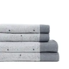 BENETTON - Set x4 Toallas Mano/baño Mel 500gr