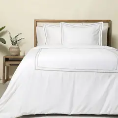 BASEMENT HOME - Funda Plumón Hotelera 100% Algodón 300 Hilos