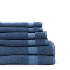 BASEMENT HOME - Set x6 Toallas Cara/Mano/Baño 440gr