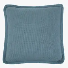 CASA CANTABRIA - Cojín 100% Algodón Waffle 50x50cm