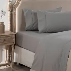 ROBERTA ALLEN - Juego De Sábanas Lisas 100% Algodón 180 Hilos