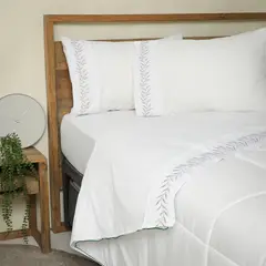 ROBERTA ALLEN - Juego De Sábanas Bordadas 180 Hilos