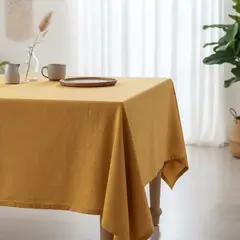 BASEMENT HOME - Mantel Cotton Linen Mostaza 150x210 Cm