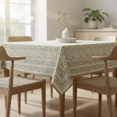 ROBERTA ALLEN - Mantel Bloc Print Verde 180x240 Cm