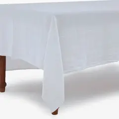 CASA CANTABRIA - Mantel Lino Blanco 180x270 Cm