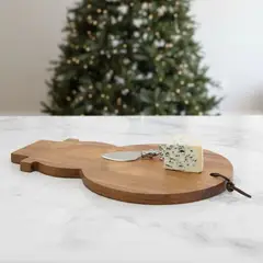 ROBERTA ALLEN - Tabla Muñeco de Nieve con Cuchillo para Untar