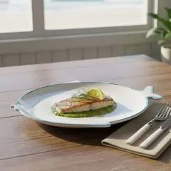 BASEMENT HOME - Plato Pez Melamina Hamptons 24 cm