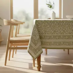 ROBERTA ALLEN - Mantel Bloc Print Verde 150x210 Cm