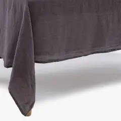 CASA CANTABRIA - Mantel Lino Gris 180x270 Cm