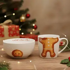 MICA - Set Taza + Bowl Navidad Reno 350 Ml