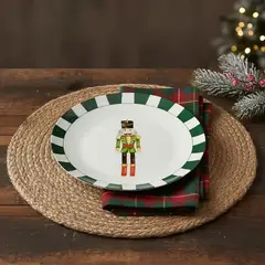 ROBERTA ALLEN - Plato de Postre Navidad 19 cm