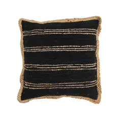BASEMENT HOME - Cojín Yute Líneas 45x45cm