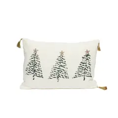 MICA - Cojín Navideño Bordado 35x50cm