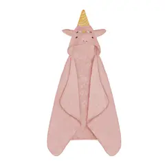 MICA KIDS - Toalla De Baño Infantil Unicornio 100% Algodón
