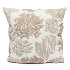 BASEMENT HOME - Cojín De Terraza Bordado 100% Algodón