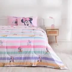 DISNEY - Juego De Cama : Edredón + Juego De Sábanas minnie