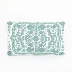 MICA - Cojín Bordado Verde