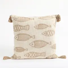 BASEMENT HOME - Cojín Yute Pez