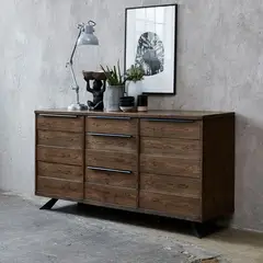 BASEMENT HOME - Aparador Arno 2 Puertas 3 Cajones