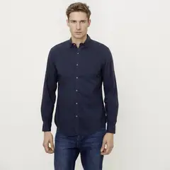 WOLF&HANK - Camisa 100% Algodón Hombre Casual