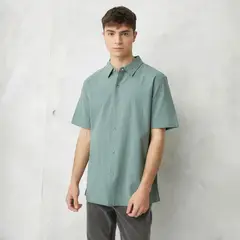 BEARCLIFF - Camisa 100% Algodónregular Fit Hombre