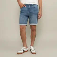 BEARCLIFF - Short Denim Casual Hombre