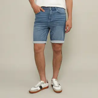BEARCLIFF - Short Denim Casual Hombre
