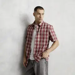 DENIMLAB - Camisa 100% Algodón Boxy Fit Hombre