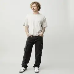 DENIMLAB - Jean Algodón Baggy Fit Hombre