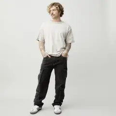 DENIMLAB - Jean Algodón Baggy Fit Hombre