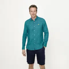 LA MARTINA - Camisa 100% Lino Casual Hombre