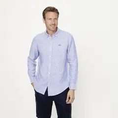 LA MARTINA - Camisa 100% Lino Casual Hombre