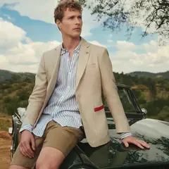 LA MARTINA - Blazer 100% Lino Casual Hombre