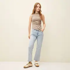 SYBILLA - Jean Recto Tiro Medio Mujer