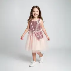 YAMP - Vestido Con Cartera Niña