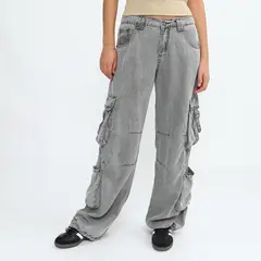 DENIMLAB - Pantalón Cargo Mujer