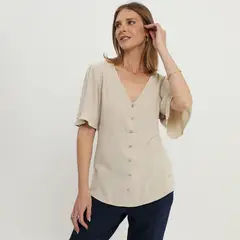 STEFANO COCCI - Blusa Manga Corta Mujer