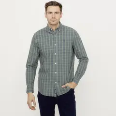 UNIVERSITY CLUB - Camisa 100% Algodón Casual Hombre