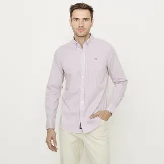 UNIVERSITY CLUB - Camisa 100% Algodón Casual Hombre