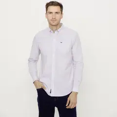 UNIVERSITY CLUB - Camisa 100% Algodón Casual Hombre