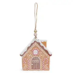 MICA - Adorno Navideño Colgante Puerta Casa 27cm