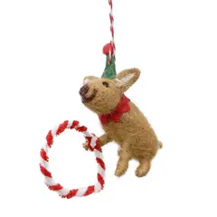 MICA - Adorno Árbol Perro Circo 11cm